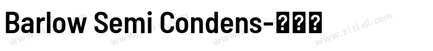 Barlow Semi Condens字体转换